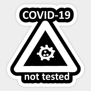 not tested Sticker